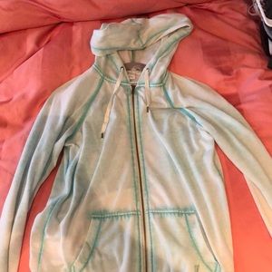 Light blue zip up